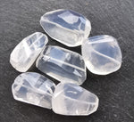 Default size / small Ice Quartz Faceted Nugget Bead