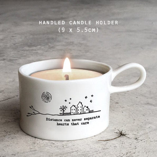 East of India Homewares East of India candle holder-Distance can never