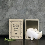 East of India Homewares East of India Matchbox Hippo