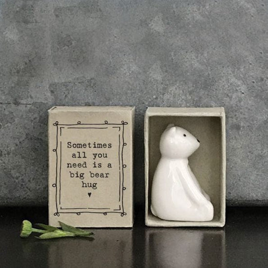 East of India Homewares East of India Porcelain Matchbox Bear