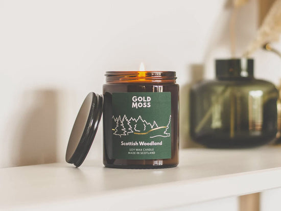 Gold Moss Homewares Gold Moss Scottish Woodland Soy Wax Candle