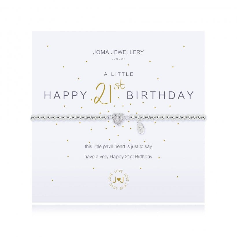 Joma Jewellery jewellery Joma Jewellery A Little Happy 21st Birthday Bracelet