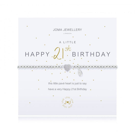 Joma Jewellery jewellery Joma Jewellery A Little Happy 21st Birthday Bracelet