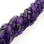 precious sparkle Amethyst African Rectangle Beads 15" Strand
