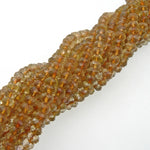 precious sparkle Beads Beer Quartz AA Faceted Rondelle Beads 15" Strand
