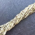 precious sparkle Beads Bi Lemon 4mm Faceted Rondelle Beads 15" Strand