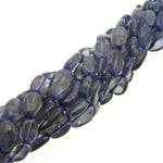 precious sparkle Iolite Oval Beads 15" Strand