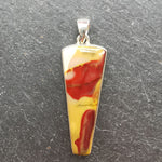 Precious Sparkle Mookaite Tapered Sterling Silver Pendant