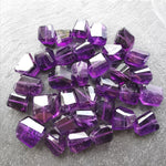 Precious Sparkle size / large Amethyst Faceted Nugget Bead (per bead)