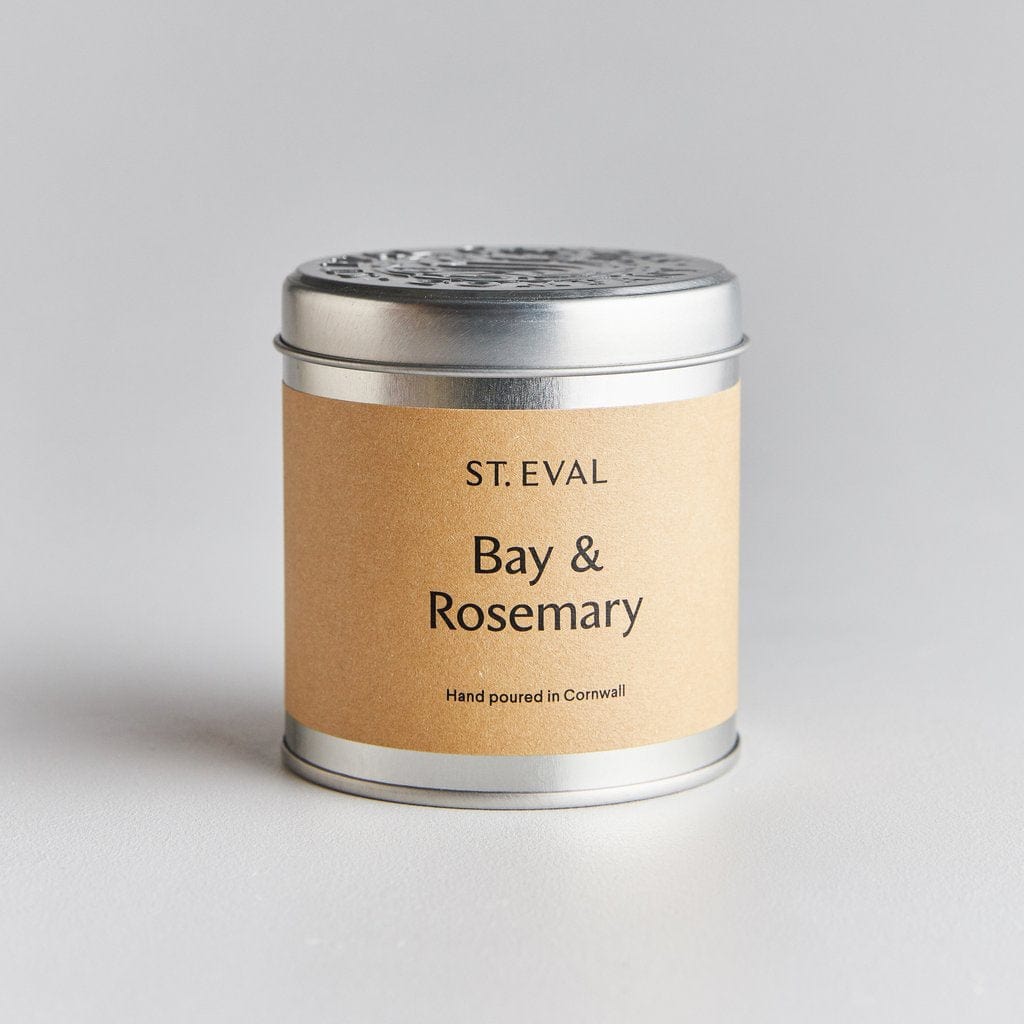 St Eval homewares St Eval Bay & Rosemary Candle Tin