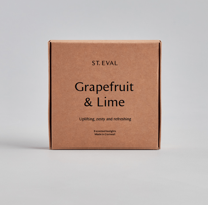 St Eval homewares St Eval Grapefruit & Lime Tealight Candles