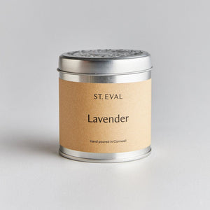 St Eval Homewares St Eval Lavender Candle Tin